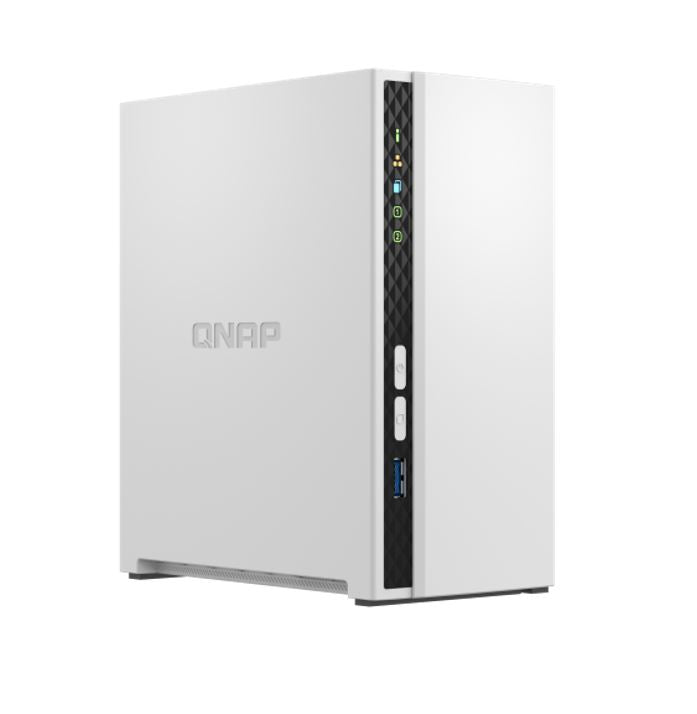 QNAP TS-233 2 Bay NAS ARM 4-core Cortex-A55 2.0GHz processor 2GB Hot-swappable 1xGbE WOL 2xUSB2.0 1xUSB3.2 FAN 2 year warranty QNAP TS-233 2 Bay NAS ARM 4-core Cortex-A55 2.0GHz processor 2GB Hot-swappable 1xGbE WOL 2xUSB2.0 1xUSB3.2 FAN 2 year warranty